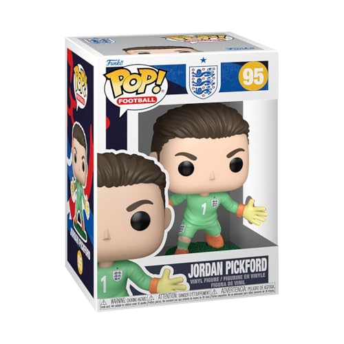 Funko POP! Football: England - Jordan Pickford - Figura in vinile da collezione - Idea regalo - Prodotto ufficiale - Giocattoli per bambini e adulti - Modello di figura per collezionisti