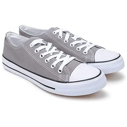 Image of Stylish Trendy Lightweight Canvas Casual Mid Top Sneaker Shoes for Women & Girls