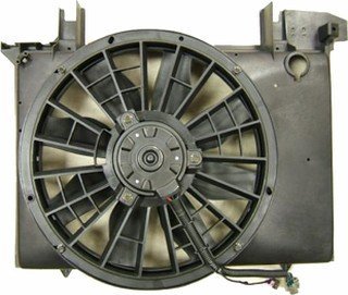 TYC 621200 Dual Radiator and Condenser Fan Assembly for Volvo S70, V70 VO3117104
