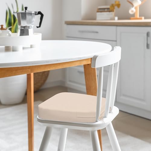 Iristykilin 17'' x 16'' x 2.5"Thick Chair Cushions for Dining Chairs, 4 Pack WaterProof Easy Clean Kitchen Chair Pads with Ties and Non-Slip Backing - 30D High Elastic Foam Soft Kitchen Chair Cushions by Iristykilin - Used condition - Image 7