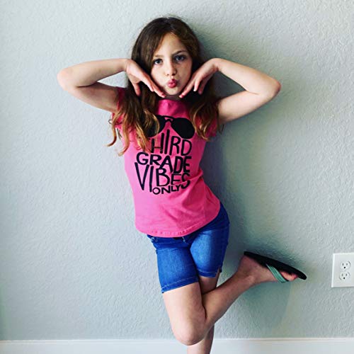 Unique Baby Boys 3rd Grade Vibes Only Back to School T Shirt3