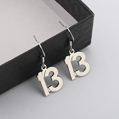 CHOORO 13th Birthday Earrings 13 Year Old Gift 13th Birthday Valentines Christmas Earrings Gift4