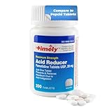 Timely Acid Reducer Famotidine 20mg - Anatcid Acid Reflux Medicine for Heartburn Relief and Acid Indigestion Symptoms - 200 Tablets