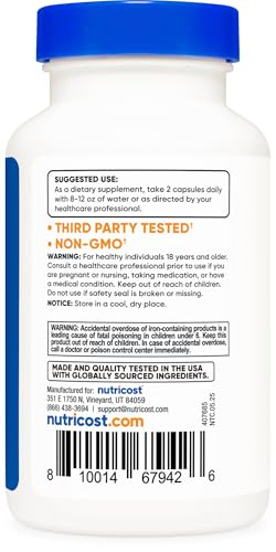 Nutricost Multivitamin with Probiotics 120 Vegetarian Capsules - Packed with Vitamins & Minerals - Image 5