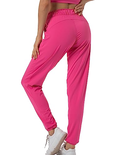 Kcutteyg Womens Joggers with Pockets, Lightweight Quick Dry Athletic Workout Soft Pants for Gym, Yoga, Running4