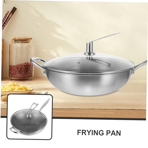 Wok de acero inoxidable con recubrimiento antiadherente y tapa miniatura 7