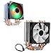 Raffreddatore Ad Aria per CPU RGB, Raffreddamento per CPU Tecnologia a Contatto Diretto Flusso D'aria Preciso Basso Rumore Eccellente Dissipazione del Calore Sei Tubi Ventola CPU(ventilatore singolo)