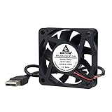 GDSTIME 60mm x 60mm x 15mm DC 5V USB Power Brushless Cooling Fan