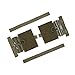 Dotacty Quick Release Cummerbund Conversion Attachment for Tactical MOLLE Vest Quick Disconnect Buckle Hook & Loop Strap & Flap Adapter for Airsoft/Training Vest Accessories RG 2 PCS