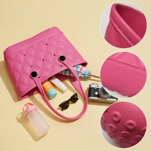 Large Beach Bag, Waterproof Sandproof Rubber Tote Bag for Women, for Travel, Pool, Boat, Groceries4