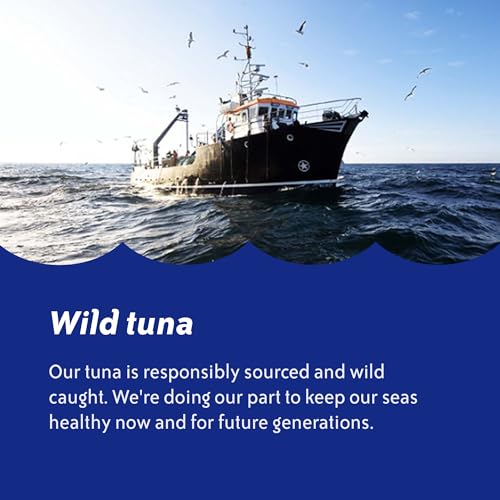 Image of Chicken of the Sea Solid Yellowfin Pure Tuna, 4 oz. Cans (Pack of 24), Wild Caught Canned Tuna, No Drain