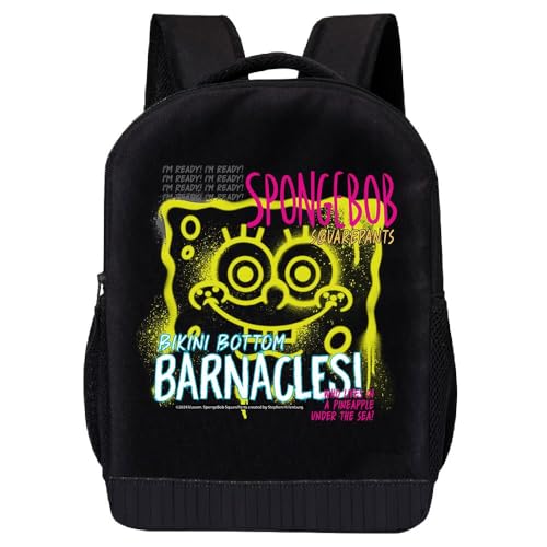 Sacs à dos de jour SpongeBob légers pour écoliers et vacances