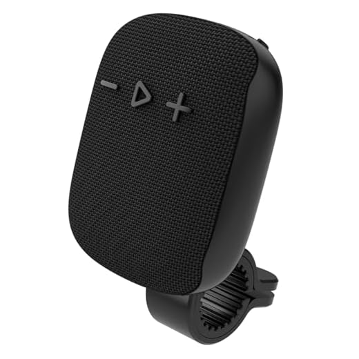 Bluetooth Handlebar Speaker, Wireless Waterproof Portable Bicycle Speakers for Biking, Hiking and Camping