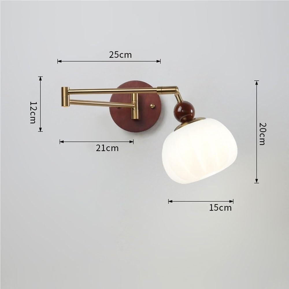 Kitchen Faucet Plug-in Wall, Mid Century Swing Arm Lamp, Vintage Light with Pull Chain, Farmhouse Mount Light(Pull Chain)