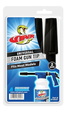 Viper RT302T Replacement Tips by Refrigeration Technologies | 2-Pack Foam Sprayer Nozzle Tips for Viper RT300S | HVAC Coil Cleaner Accessory | Universal Foam Gun Tip Replacement Part