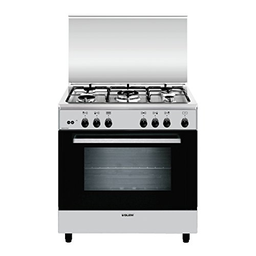 Glem Piano cottura a gas A855GI Acciaio inox
