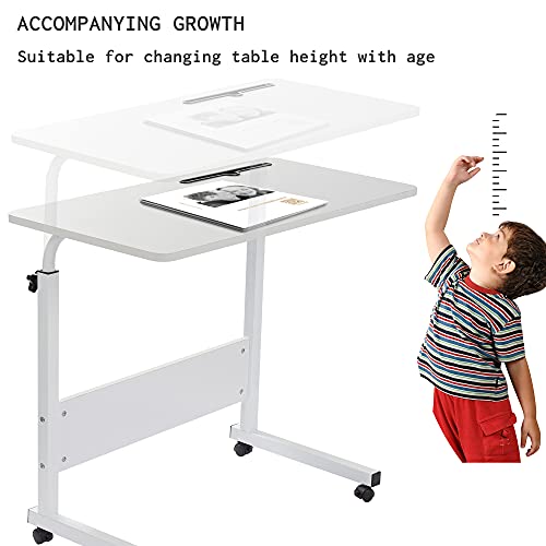Grandma Shark 80 * 40cm Laptop Desk,Staande Hoogte Verstelbare Computer Bureau met Mobiele Telefoon Tablet PC Slot… - Image 6