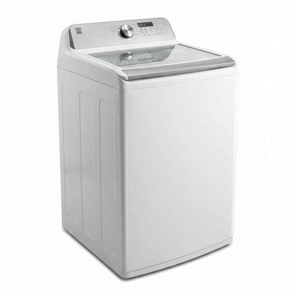 4.5 cu. ft. Top Load Washer with Triple Action Impeller for Tough Dirt & Stains - Reduce Laundry Time with Accela Wash & Express Wash