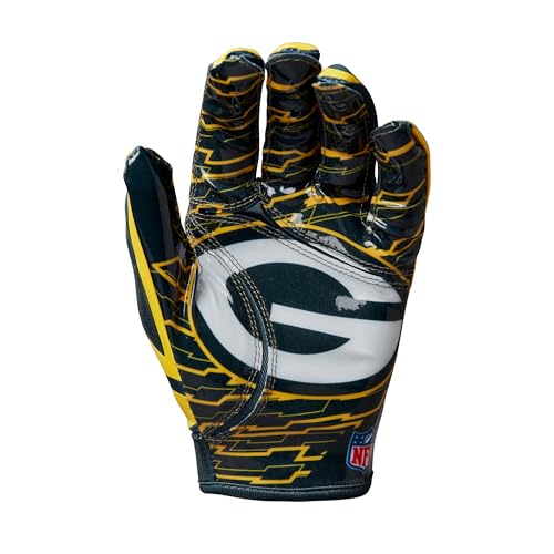 Image of Wilson NFL Stretch Fit Football Gloves - Youth and Adult Sizes