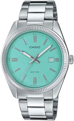 Casio Men MTP-1302D-2A2VCF Analog Turquoise Blue Dial Men (A2371)