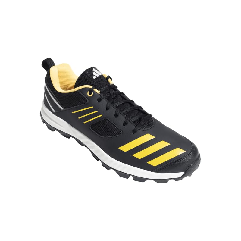 adidas Men Crihase 23 Cricket Shoe CBLACK/SPARK/LBONE - Image 6