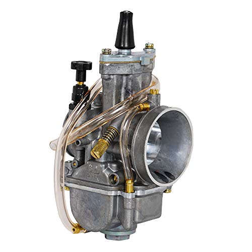 SaferCCTV PWK Carburetor Carb with Jet Compatible with Motorcycle Scooters Dirt Bike ATV (Compatible with Yamaha Honda Suzuki Kawasaki GASGAS BSA BULTACO 2 Stroke /2 Cycle Bikes