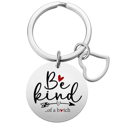Jvvsci Be Kind of a B Keychain Motivational Inspirational Jewelry