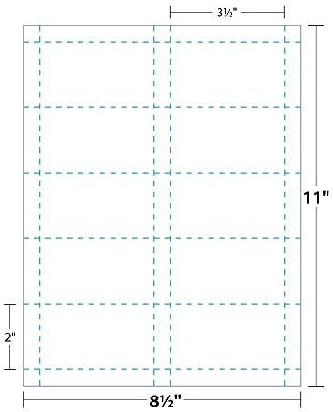 Miniatura 2 de 3 hojas magnéticas para tarjetas de visita imprimibles por inyección de tinta. Tarjetas precortadas. 30 tarjetas en total