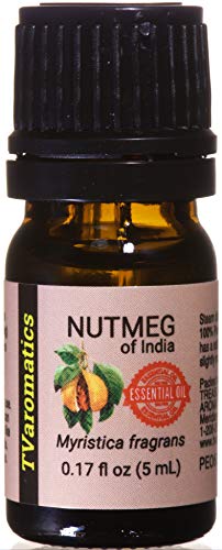 Aceite Esencial Puro de Nuez Moscada TVaromatics 5 mL miniatura 1