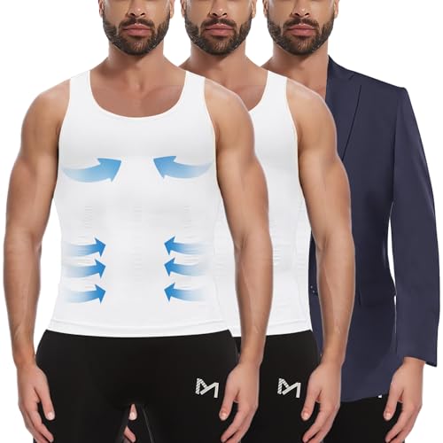Gynécomastie homme MEETYOO chemise compression débardeur amincissant poitrine XXL