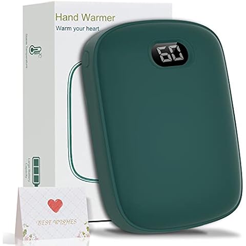 AISHICHEN Hand Warmers, Electric Portable Pocket Rechargeable Hand Warmer With 10000mAh Hand Warmer With USB Charger Pocket Warmer Reusable Winter Gift For Indoor Outdoor Sports Cover
