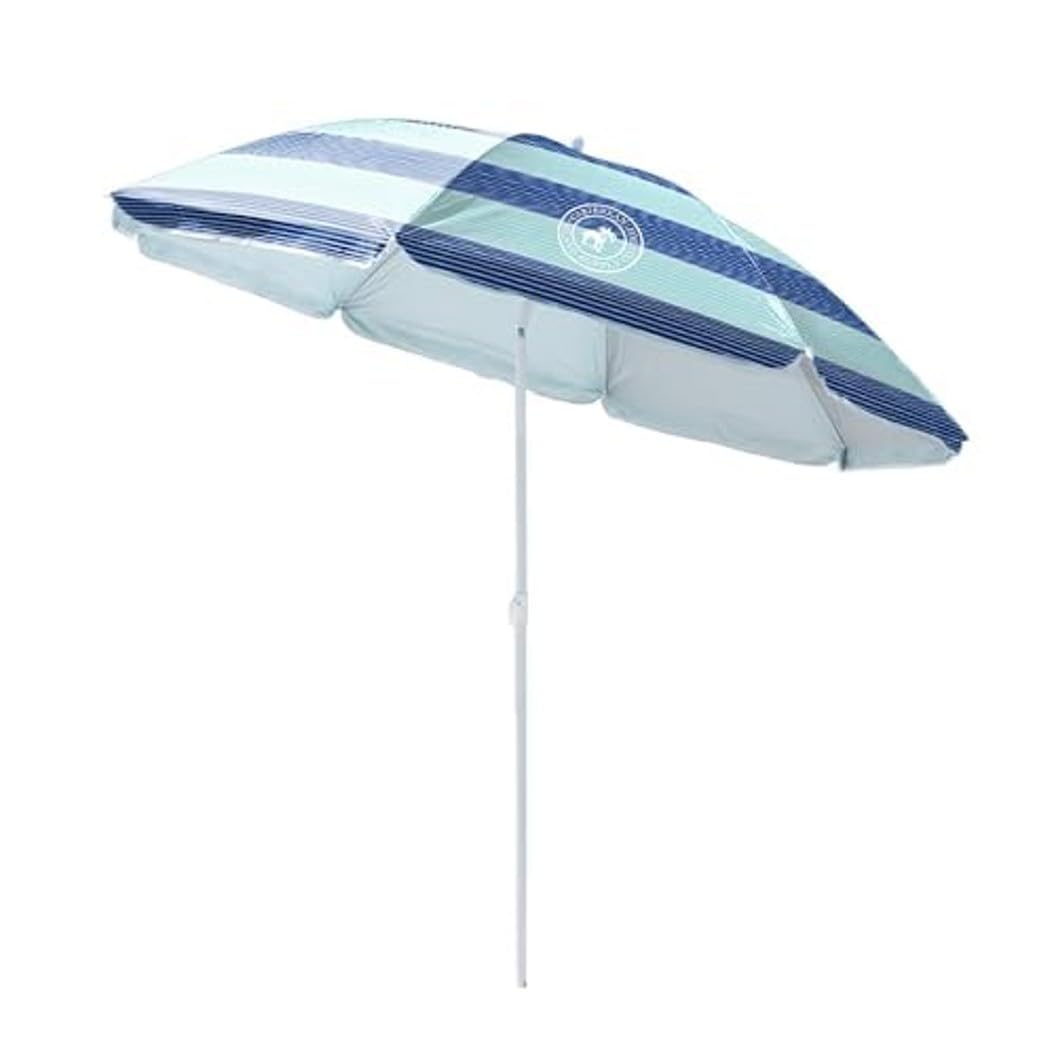 Caribbean Joe Parasol plażowy, przenośny parasol przeciwsłoneczny z ochroną UV, kotwica z piaskiem, torba na ramię