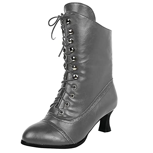 Bottes femmes talons cheville imprimés au confort durable pour la marche