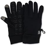 Timberland Men's Commuter Glove Stretch Tree Logo Palm with Touchscreen Technology, Black, Large/X-Large