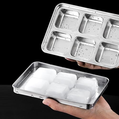 Bac à glace en acier inoxydable pour glaçons réutilisables de cuisine - 3