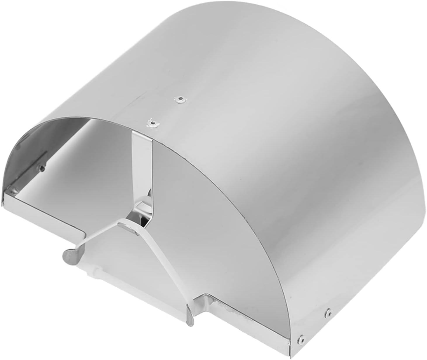 8.27x5.51x4.13in Air Intake Filter Cover Stainless Steel Heat Sheild Cover with Fixed Bracket Cone Air Filter Heat Shield Wrap for 2.5-3.5in Diameter Conical or Cylindrical Air Intakes(Silver)