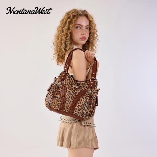 Image of Montana West Hobo Bag Soft Handbag with Crossbody Strap | Everyday Use Purses for Women, Large Capacity Handbag, Casual Hobo Bag