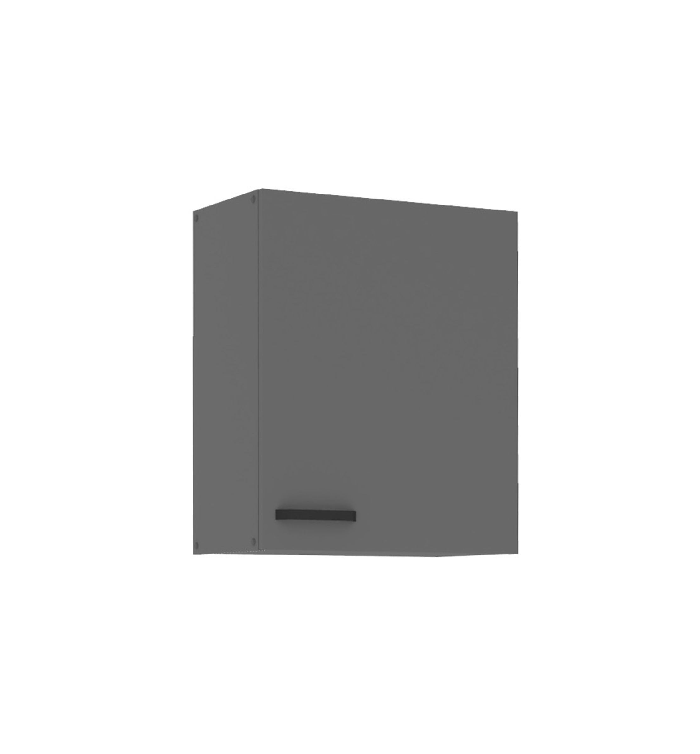 Kuechen-preisbombe Küche Nessa Hängeschrank 60 cm Anthrazit Küchenzeile Küchenblock Einbauküche