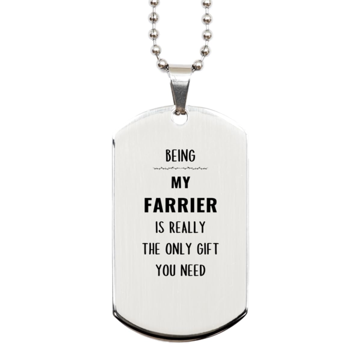 Inspirational Farrier Christmas Coworker Gifts, To My Farrier Braided Leather Bracelet Engraved Gifts, Birthday Gifts For Farrier Being My Farrier is really the only gift you need