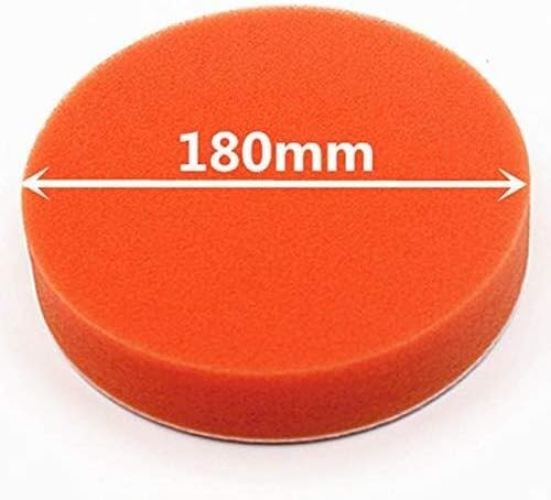 Sanding Sandpaper Sponge Brush 10Pc 180Mm 7 inch Flat Sponge Gross Polishing Buffing Pad Kit for Car Polisher Clean Waxing Auto Paint Maintenance Care