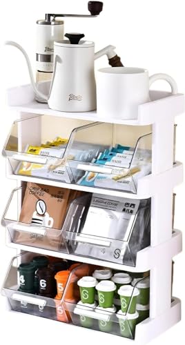 BEVZZ�R�[�q�[���[���b�N �X�i�b�N���b�N�z���_�[ �f�X�N�g�b�v���[ �e�B�[�o�b�O�P�[�X 2/3/4�w ���� �A�N������ ���[�P�[�X �����o�� ���[�{�b�N�X ��e�� ���@�\ �������� ���� (�z���C�g,4�K) [���s�A���i]