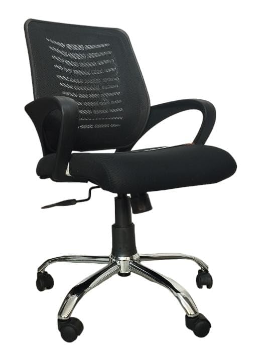 Decowell Mid-Back Ergonomic Desk Office Chair with Tilting Mechanism ...