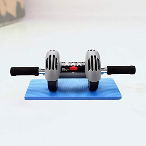 BESPORTBLE Rolo de abdômen para exercício abdominal, roda dupla, equipamento de exercícios abdominai