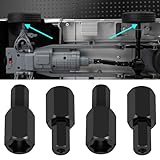 Benedict Harry 5mm (+12.5MM) Extended Set Wheel Hex Hubs Adapter for WPL D12 1/10 RC Trucks RC Cars Upgrade Parts