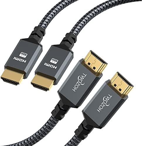Twozoh HDMI 2.0 Cable 2M/6FT, High-Speed Braided HDMI to HDMI Cord support 4K/60HZ 18Gbps 2.0a/2.0b/1.4a/2160p/1080p for PS5,PS4,PC,Projector,Monitor,TV, Xbox
