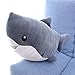 SZKP Juguetes de Peluche, Dibujos Animados Shark Simulación de Animales Marinos Unicornio Diablo Pescado Ballena muñeca Almohada la decoración del hogar (Color : Grey Shark, Tamaño : 100cm)