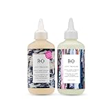 R+Co Lost Treasure Apple Cider Vinegar Hair Rinse + Conditioner Set | Shine-Boosting Hair Treatment for Clean & Healthy Hair | Remove Product Build-Up | Restore Scalp pH | 6.0oz (Set of 2)