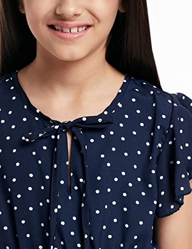 Image of A.T.U.N. All Things Uber nice Girl's Polyester Fit & Flare Dress
