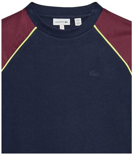 Lacoste Girls' Colorblock Active T-Shirt Dress2