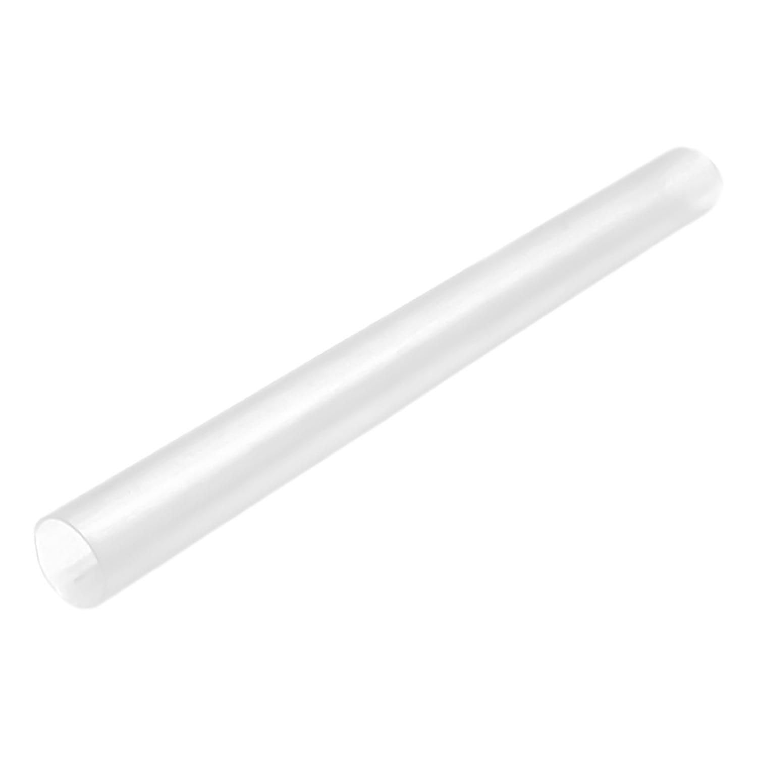 cyclingcolors 1x Guaina isolante termorestringente per cavi elettrici, trasparente, diametro prima 101,6 mm, diametro dopo 50,8 mm, lunghezza 1,22 m, spessore 1,4 mm